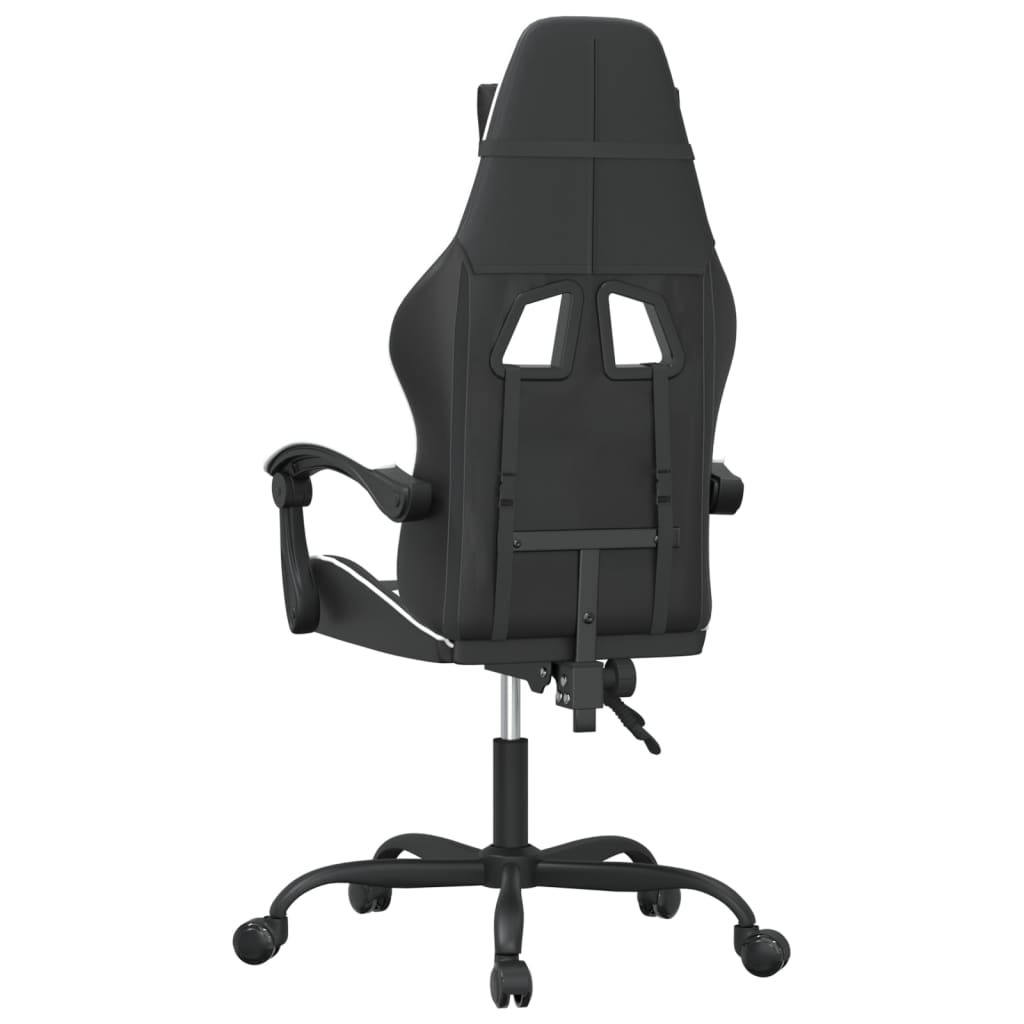 Gaming-Stuhl Drehbar Schwarz und Rot Kunstleder
