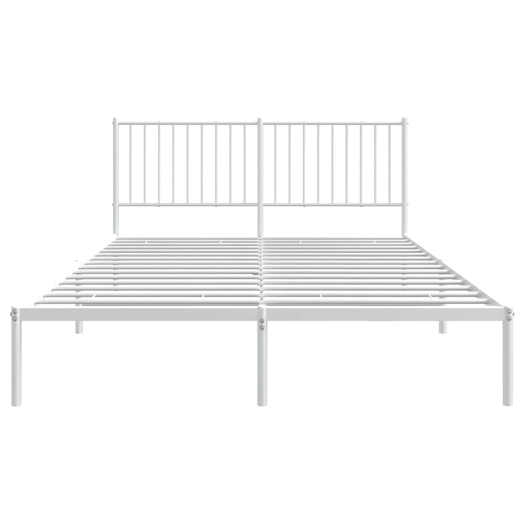 Bettgestell Metall Schwarz 75x190 cm