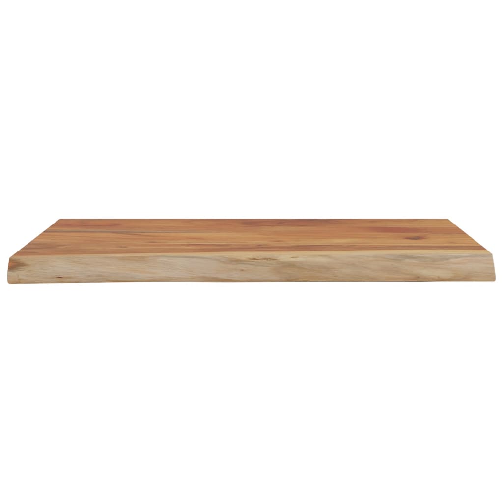 Wandregal 40x20x2,5 cm Rechteckig Massivholz Akazie Baumkante