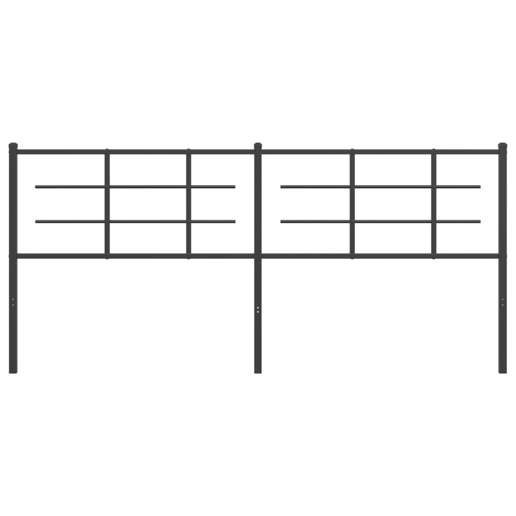 Ersatz-Kopfteil Metall Weiß 100 cm