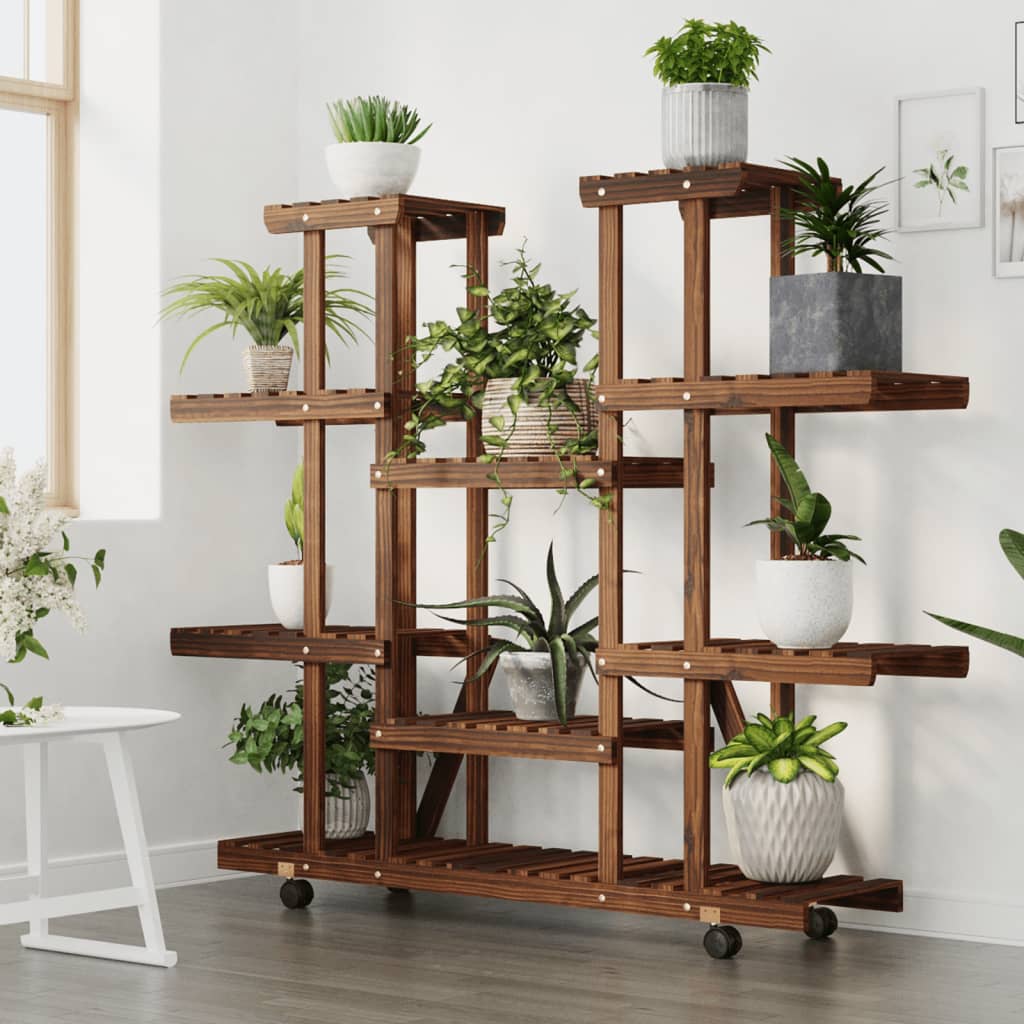 Blumenständer 110x25x96 cm Massivholz Tanne