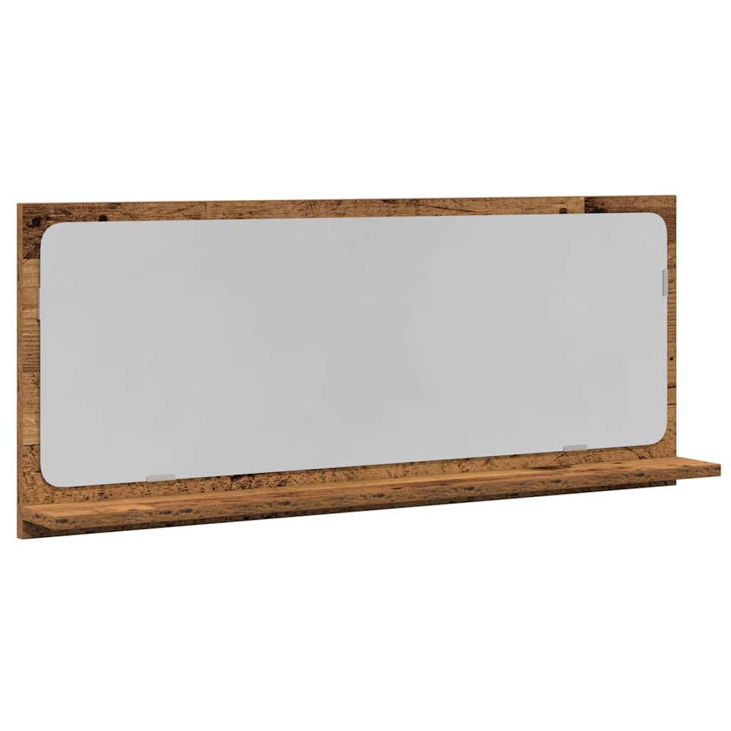 Badspiegel Weiß 40x10,5x37 cm Holzwerkstoff