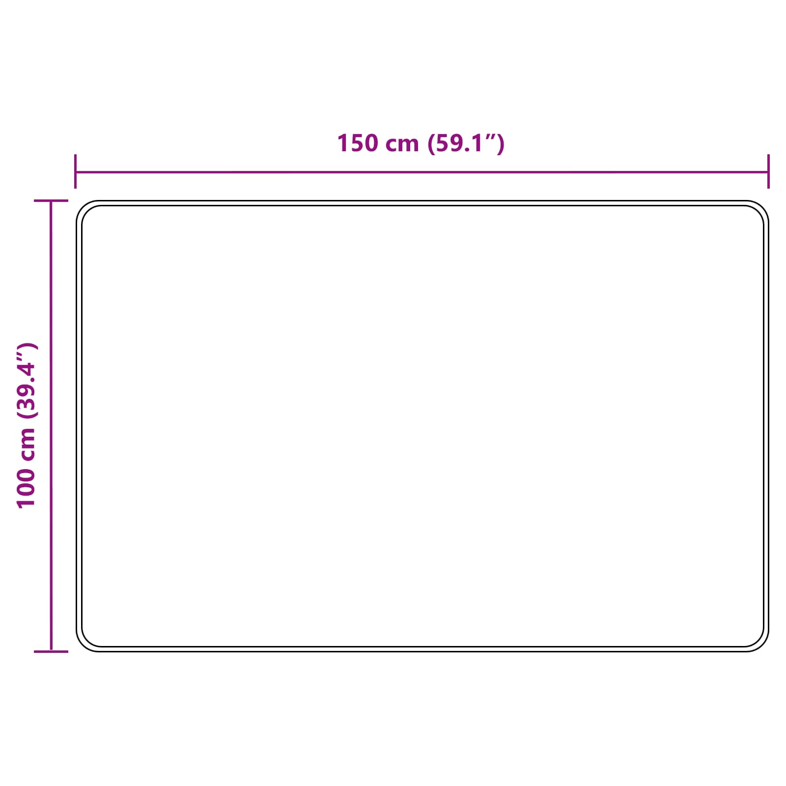 Teppich Waschbar Mehrfarbig 160x230 cm