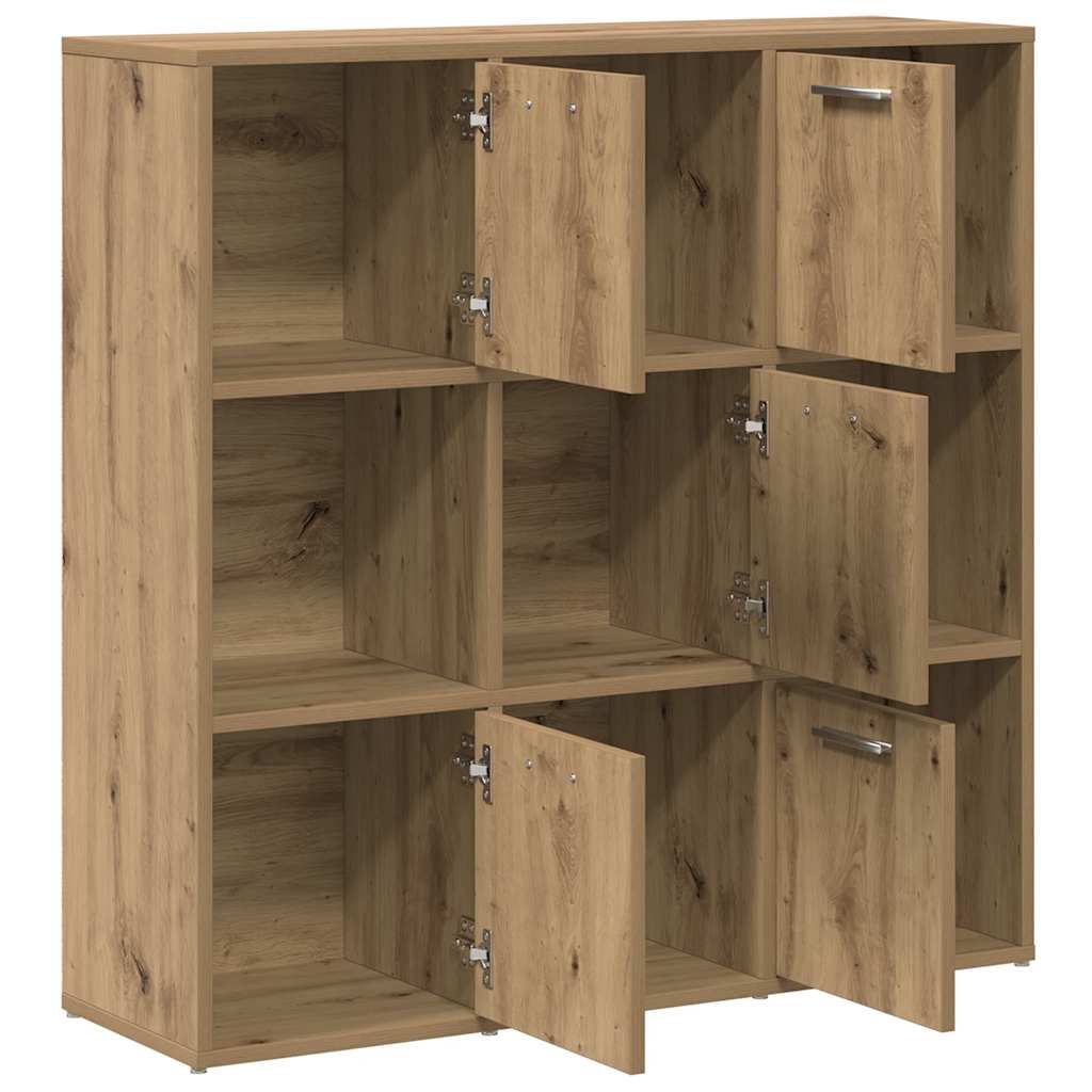 Bücherregal Weiß 90x30x90 cm Holzwerkstoff