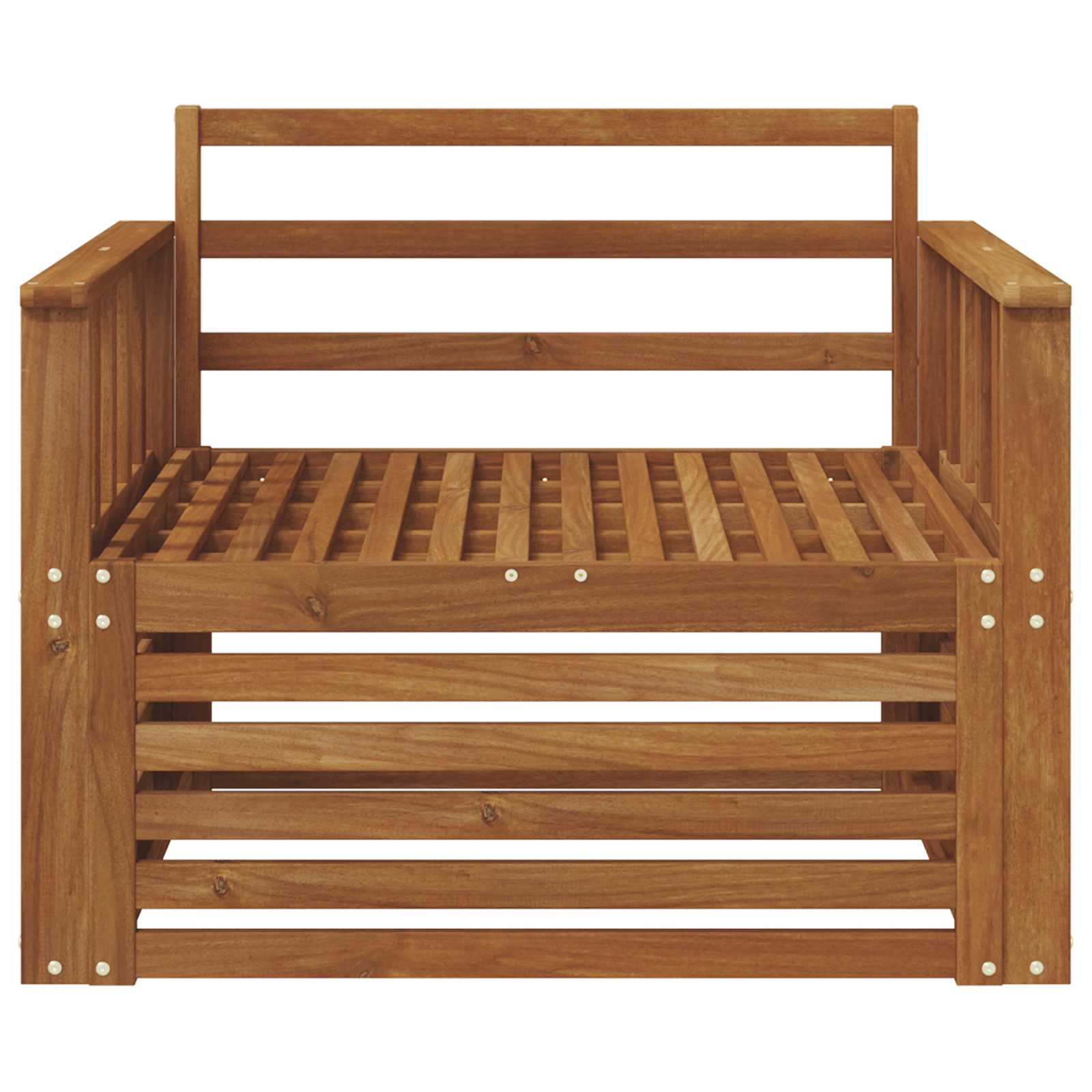 2 Stück Outdoor-Sofa Natur