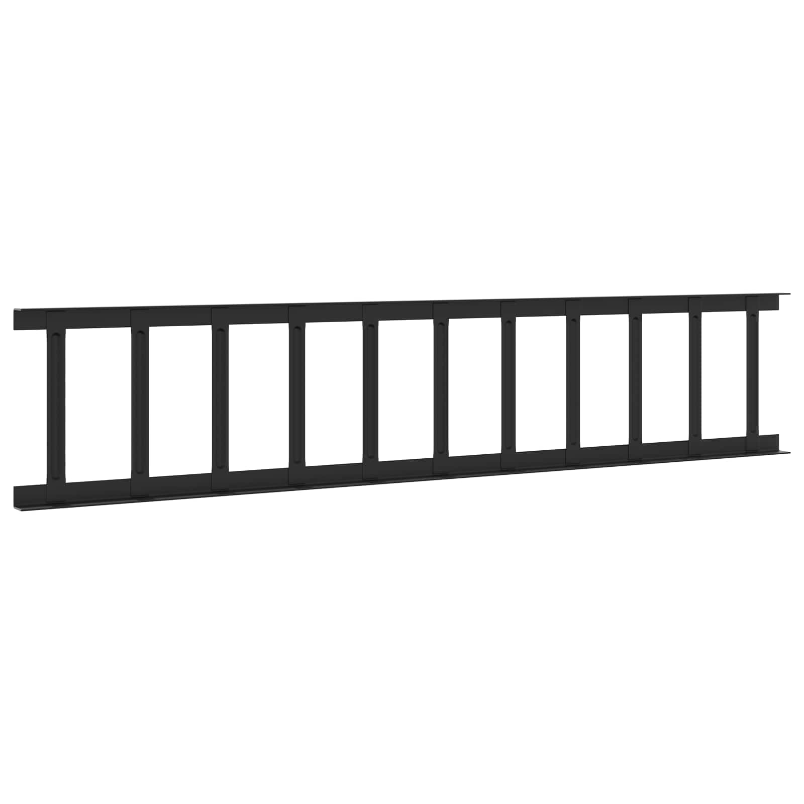 Dachschneeschild Anthrazit 100 x 2,5 x 20 cm Stahl
