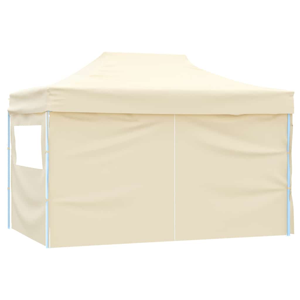 Faltzelt Pop-Up mit 4 Seitenteilen 3x4,5 m Blau