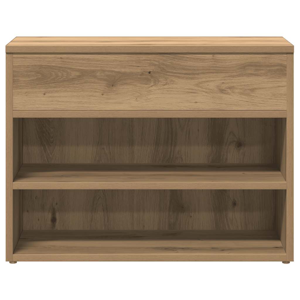 Schuhbank Weiß 60x30x45 cm Holzwerkstoff