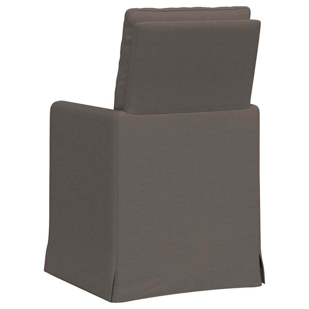 Esszimmerstühle 2 pcs Beige 57 x 67 x 98 cm Leinen