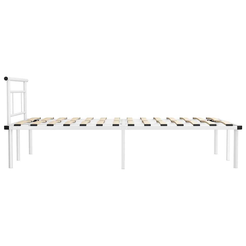 Bettgestell Grau Metall 90x200 cm