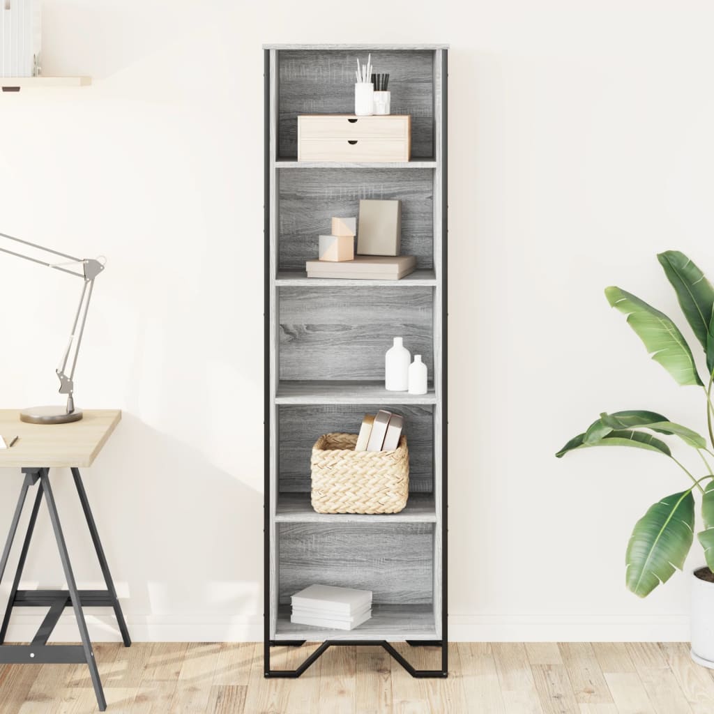 Bücherregal Schwarz 80x31x169 cm Holzwerkstoff
