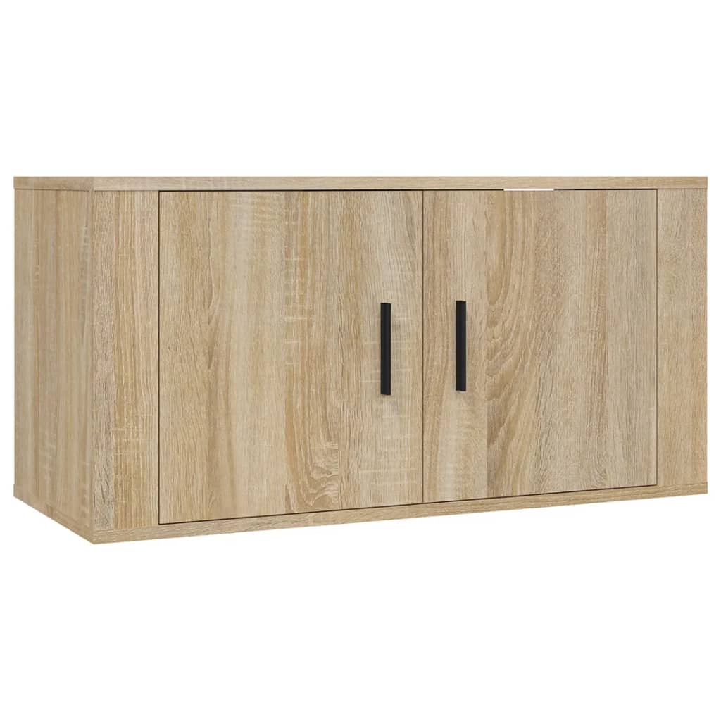 3-tlg. TV-Schrank-Set Weiß Holzwerkstoff