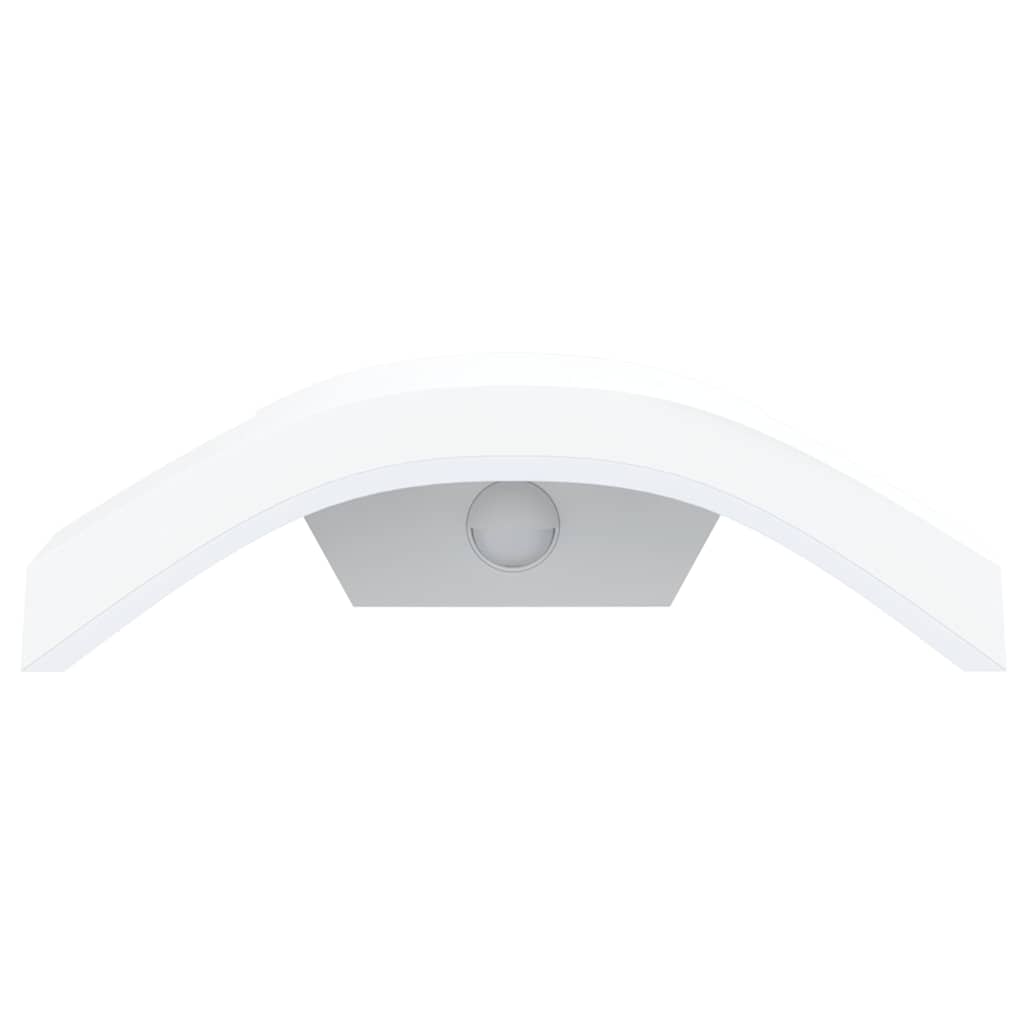 LED-Außenwandleuchten 2 Stk. Schwarz Aluminiumdruckguss