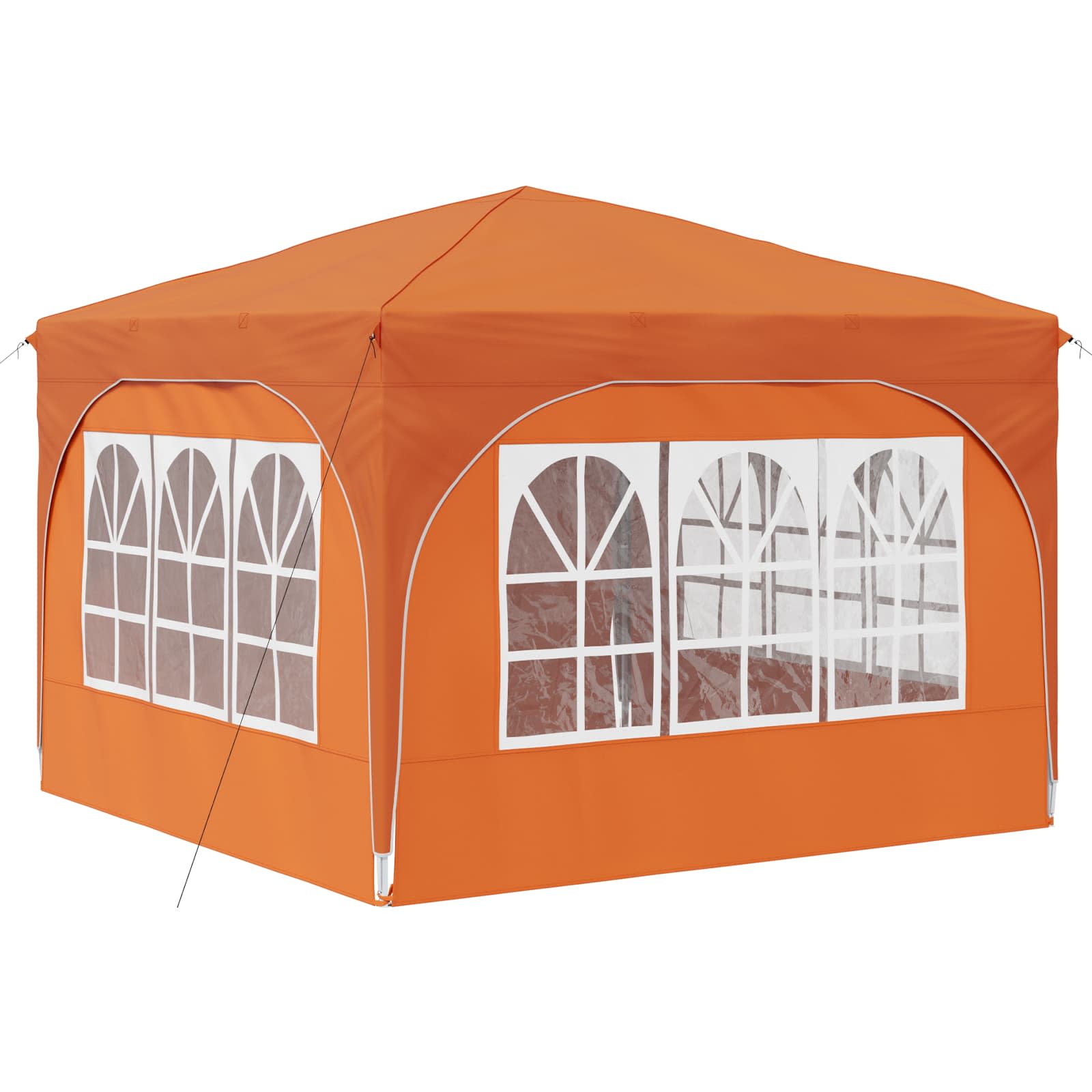 Pop-up Partyzelt 290 x 290 x 245 cm Creme