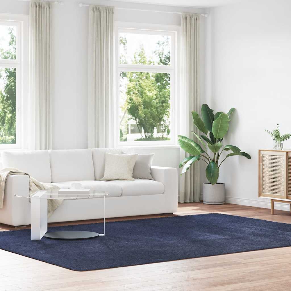 Teppich Shaggy Hochflor NAVARRA Beige 60x100 cm Polyester