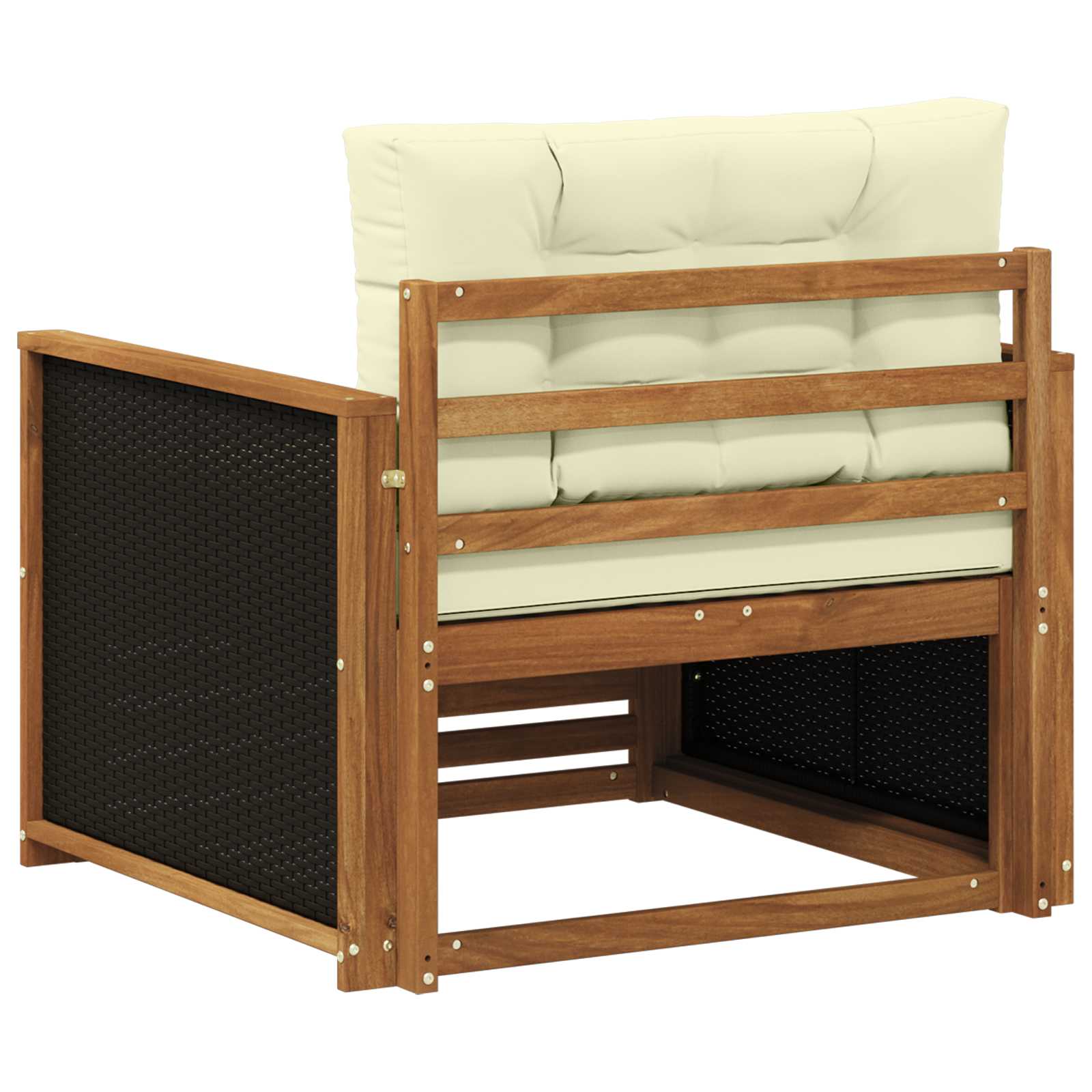 2 Stück Outdoor-Sofa Natur