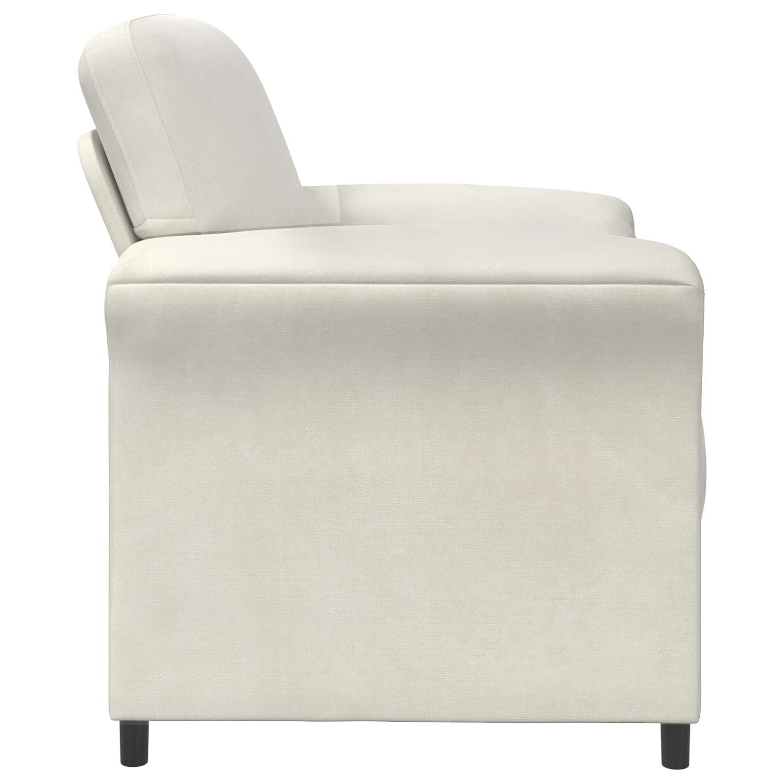 1-Sitzer Sofa Hellgrau 88 x 83 x 95 cm Samt