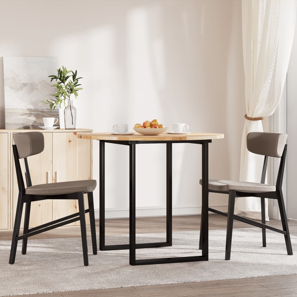 Tischplatte Rund Ø40x2 cm Massivholz Akazie