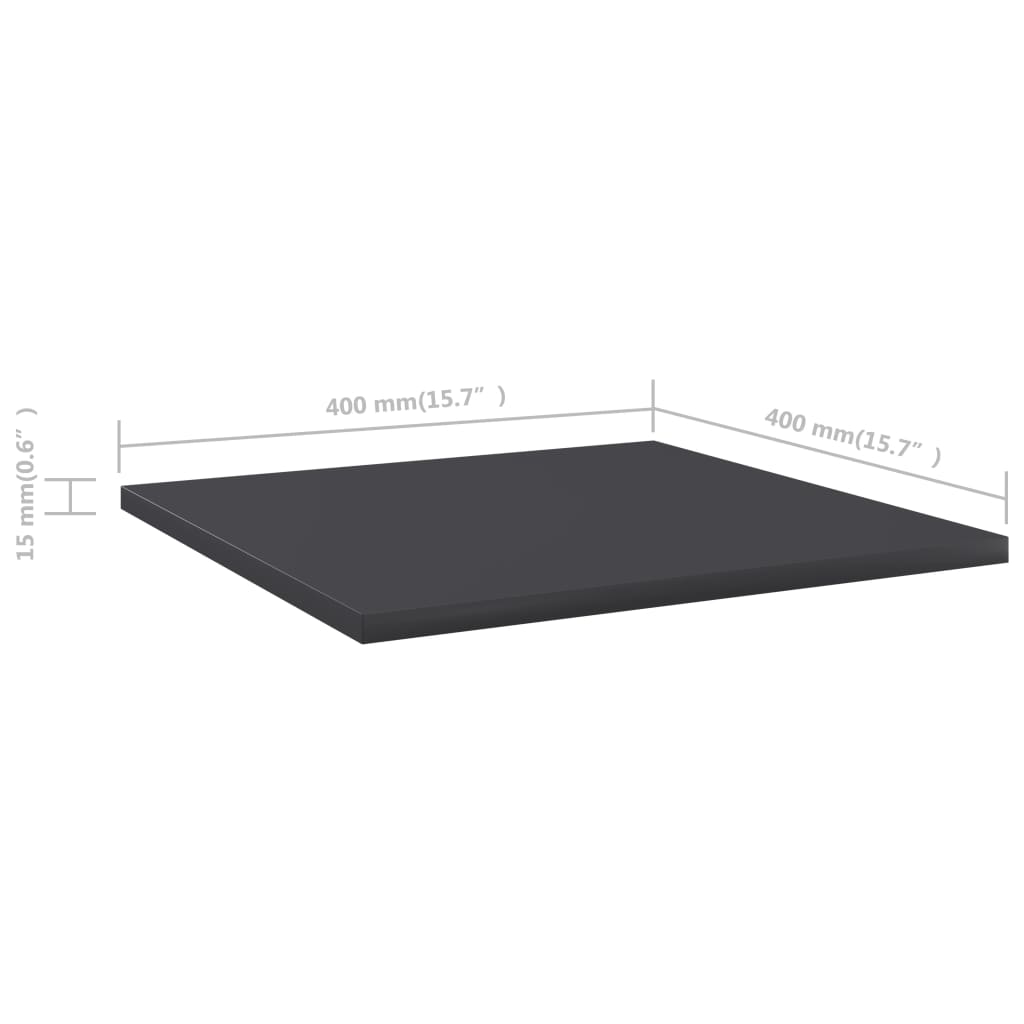 Bücherregal-Bretter 4 Stk. Weiß 40x10x1,5 cm Holzwerkstoff