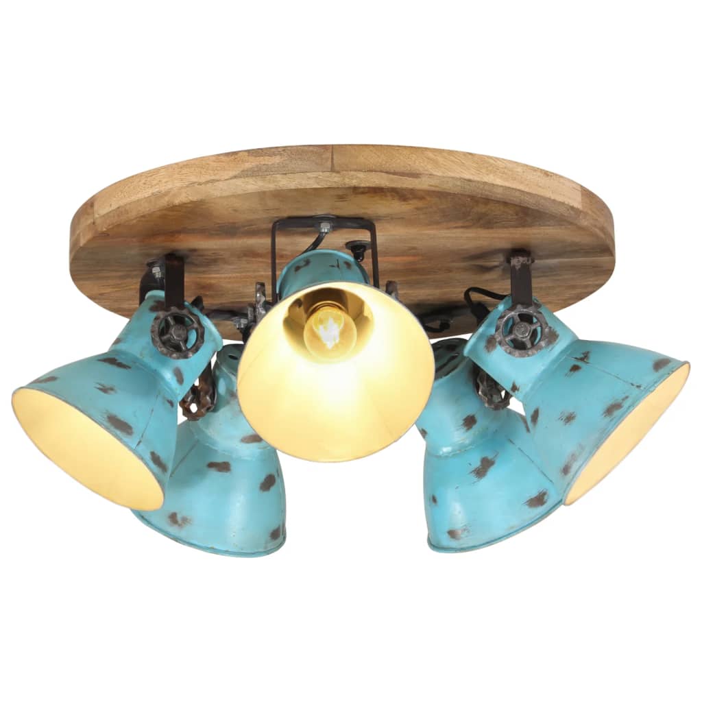 Wandlampe Industriestil Silbern 45x25 cm E27
