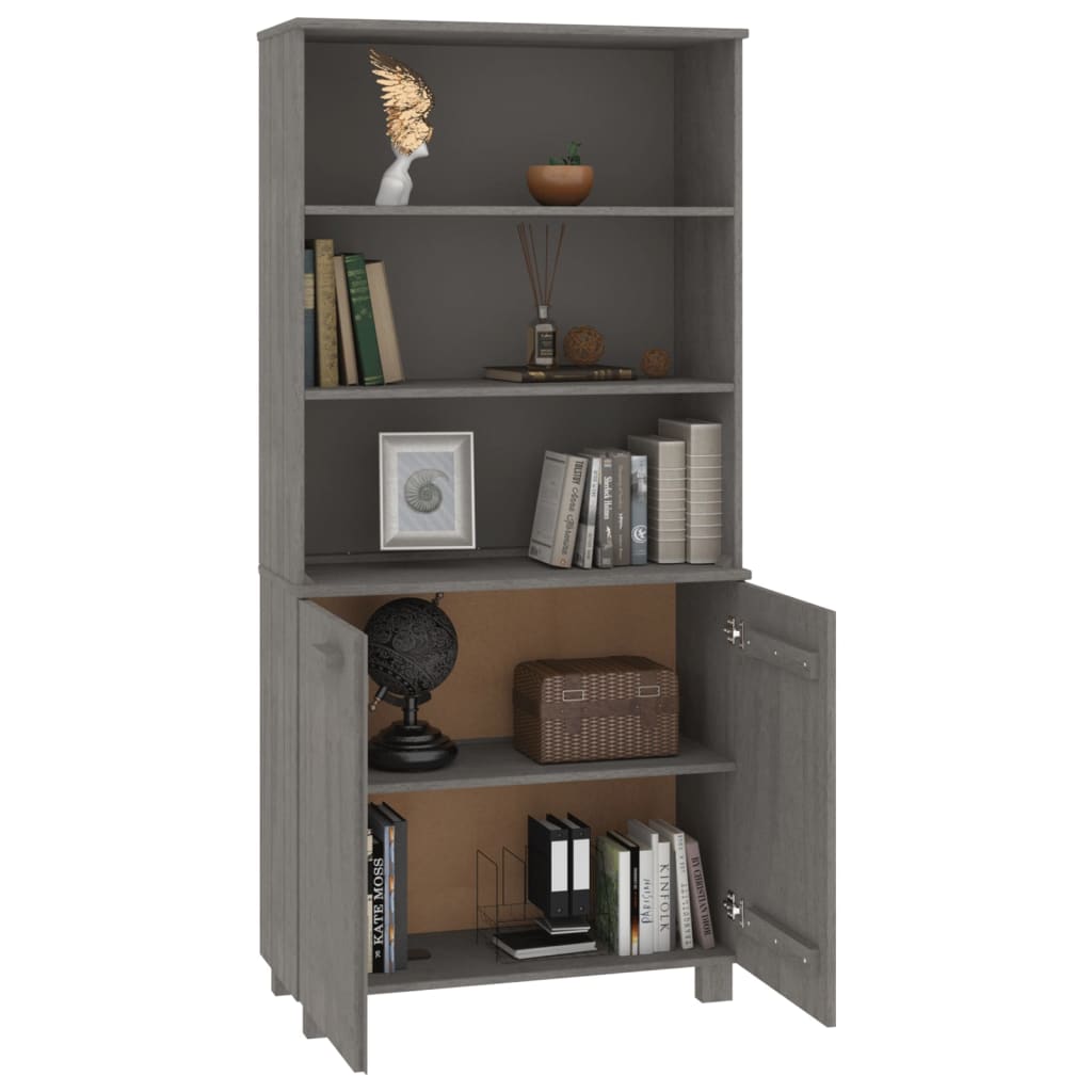 Highboard HAMAR Massivholz Kiefer Honigbraun