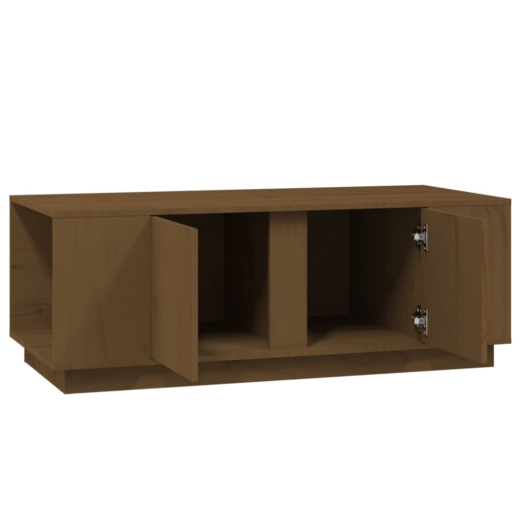 Couchtisch 110x50x40 cm Massivholz Kiefer