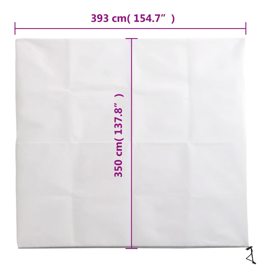 Wintervlies mit Reißverschluss 4 Stk. 70 g/m² 1x1,55 m