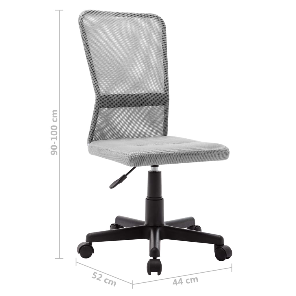 Bürostuhl Schwarz und Blau 44x52x100 cm Netzgewebe