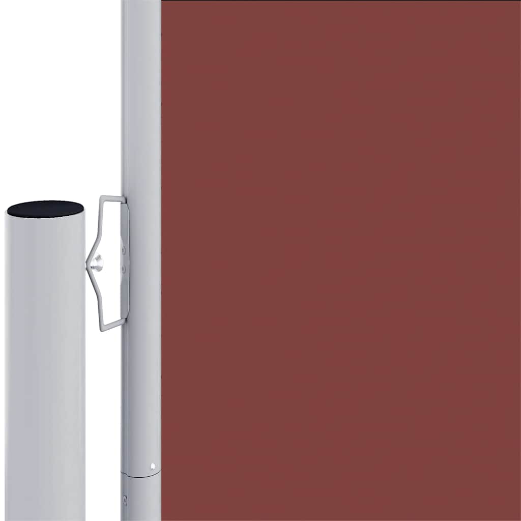 Ausziehbare Seitenmarkise 160×600 cm Braun