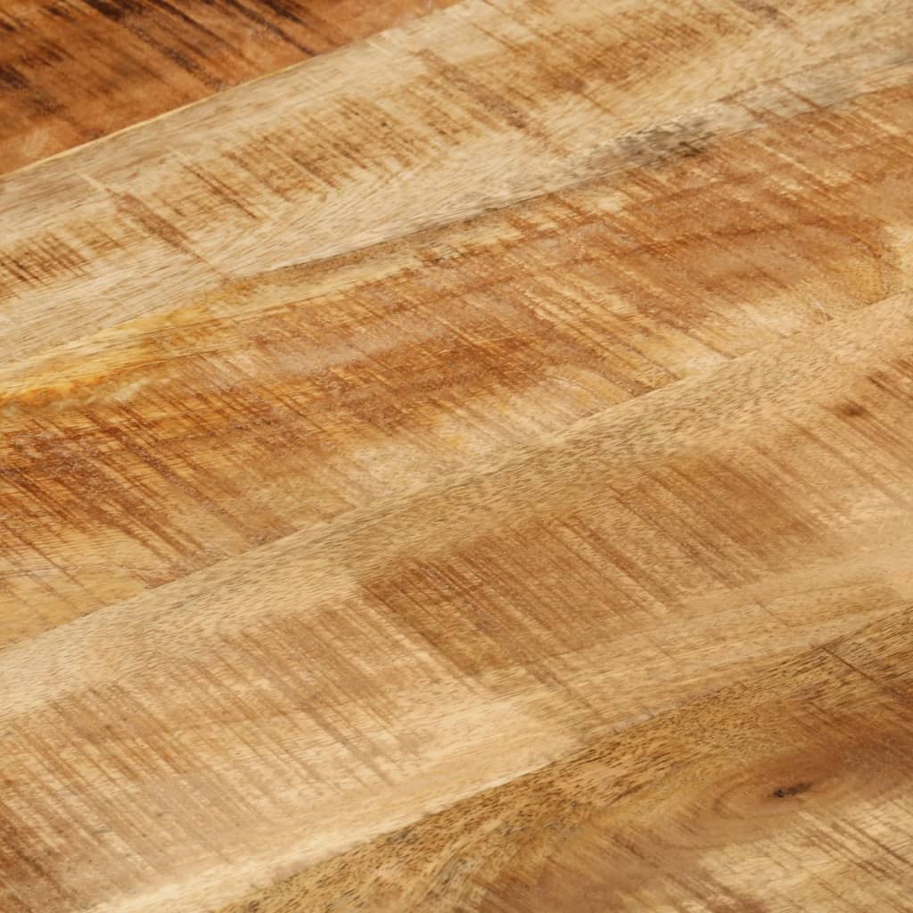 Konsolentisch 110x35x76 cm Raues Mangoholz
