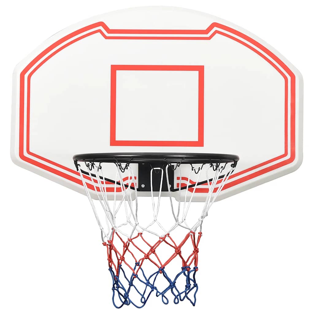 Basketballkorb Weiß 109x71x3 cm Polyethylen