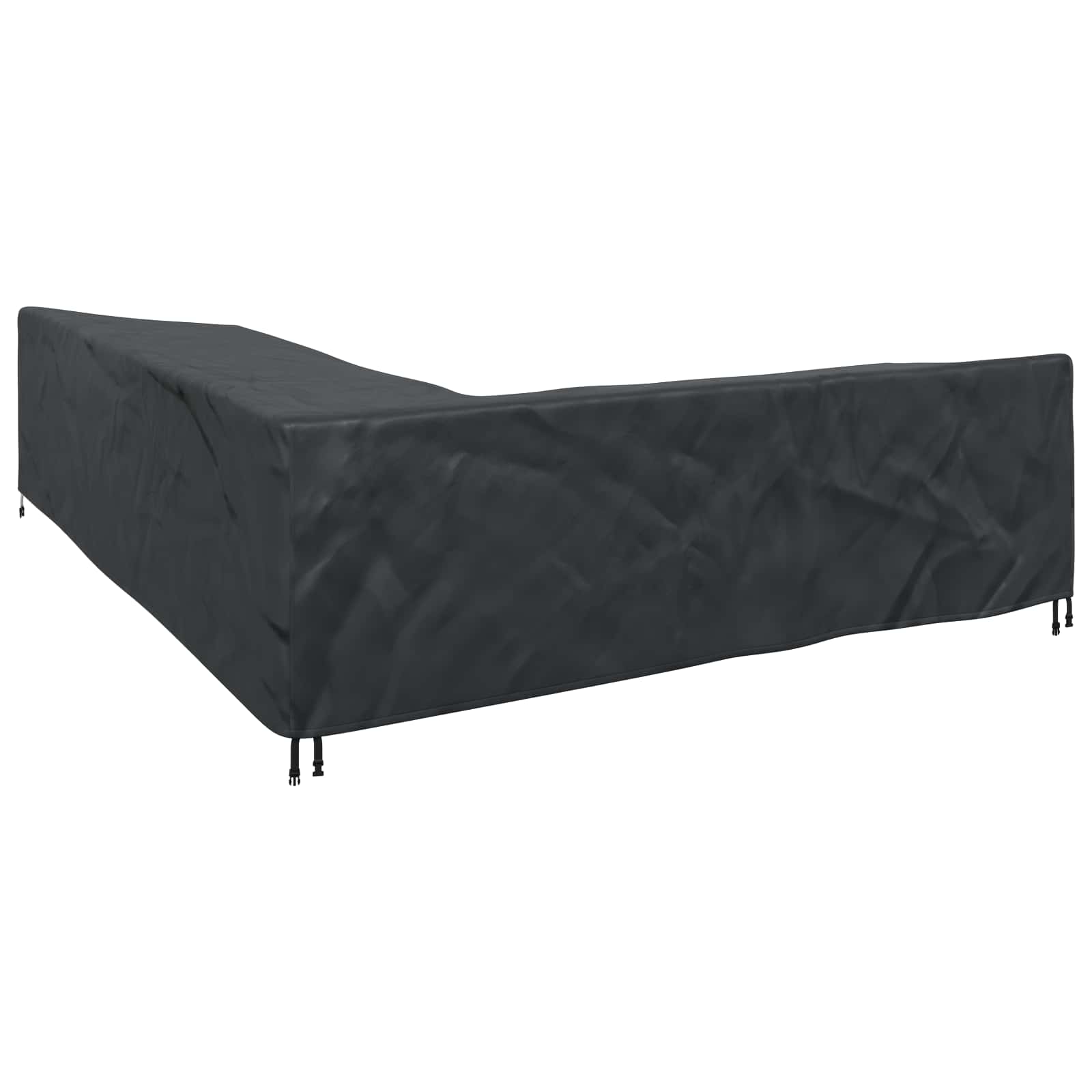 Möbelbezug Schwarz 235 x 235 x 85 cm 210D Oxford Stoff