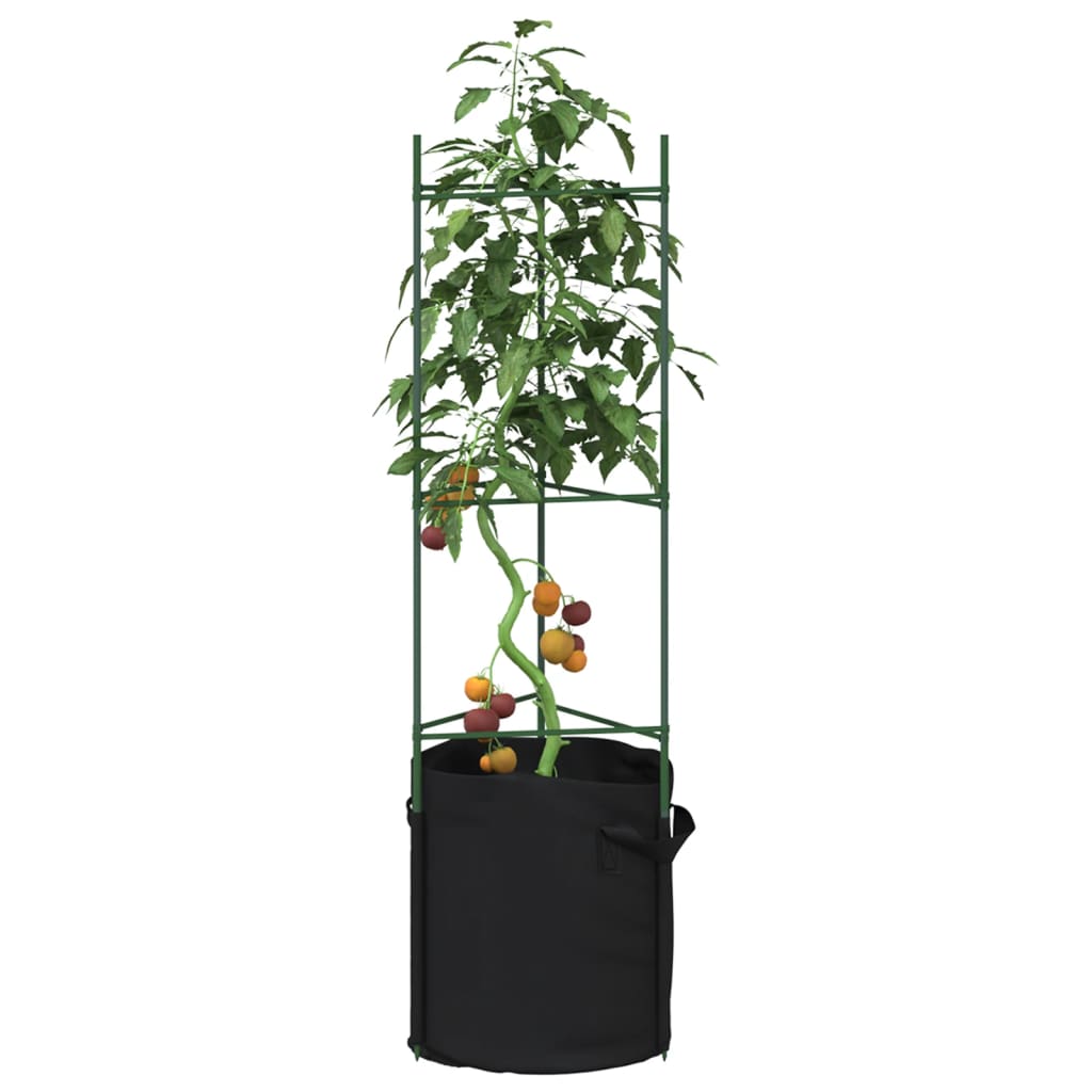 Tomatenkäfige 8 Stk. 116 cm Stahl und PP