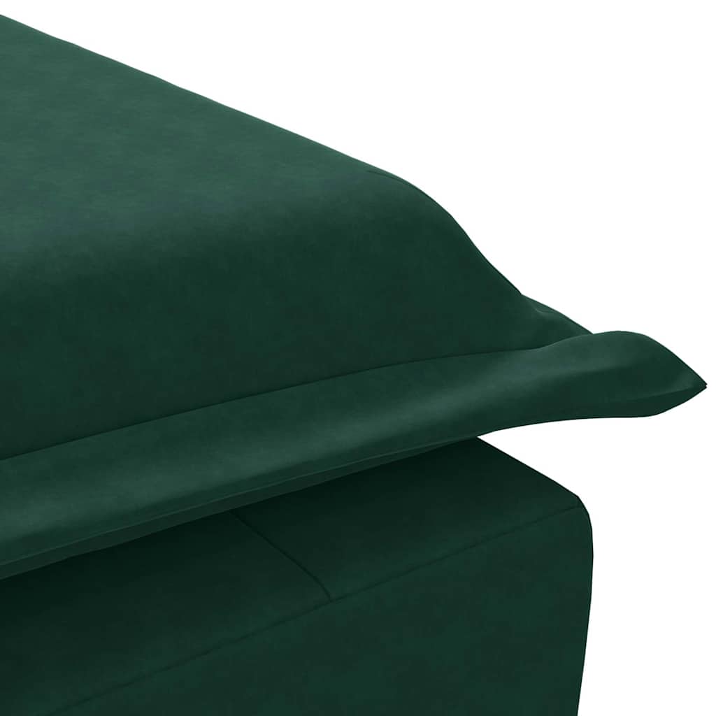 Massage-Chaiselongue mit Nackenrolle Hellgrau Samt