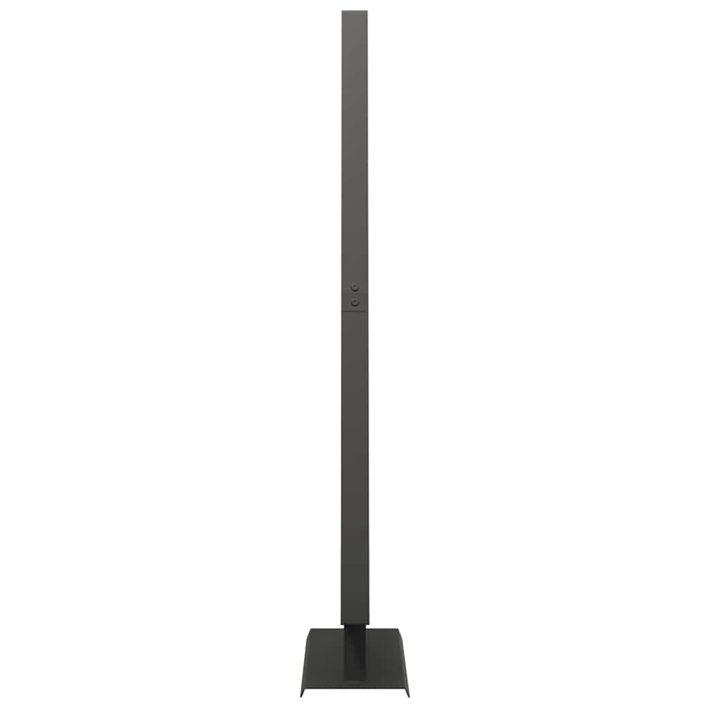 Metall Weihnachtsbaum mit Ständer Schwarz 60 cm Stahl