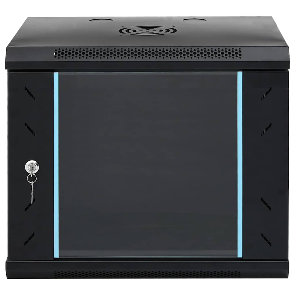 Netzwerkschrank mit Speicher Grau 60 x 45 x 28 cm Stahl