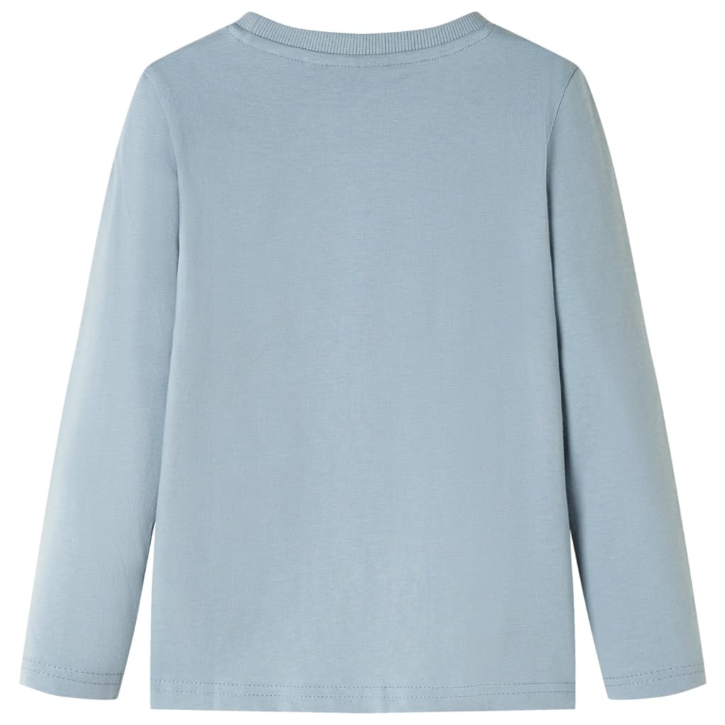 Kinder-Langarmshirt Hellorange 104