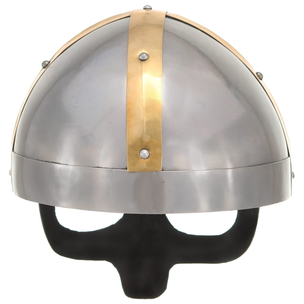 Preußische Pickelhaube Antik Replik für LARP Schwarz Stahl