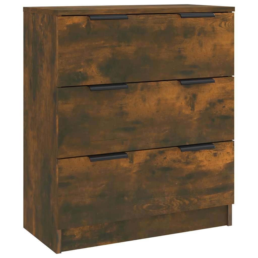 3-tlg. Sideboards Weiß Holzwerkstoff