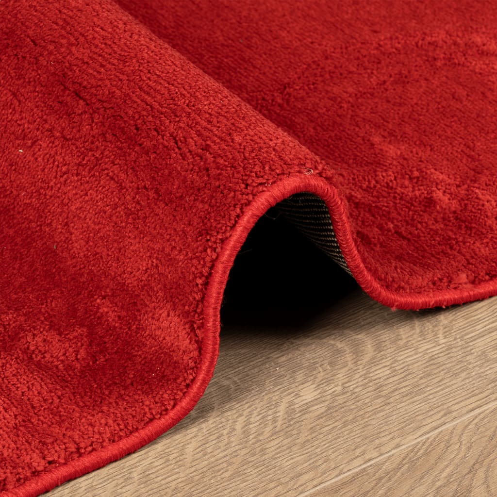Teppich OVIEDO Kurzflor Anthrazit 120x120 cm