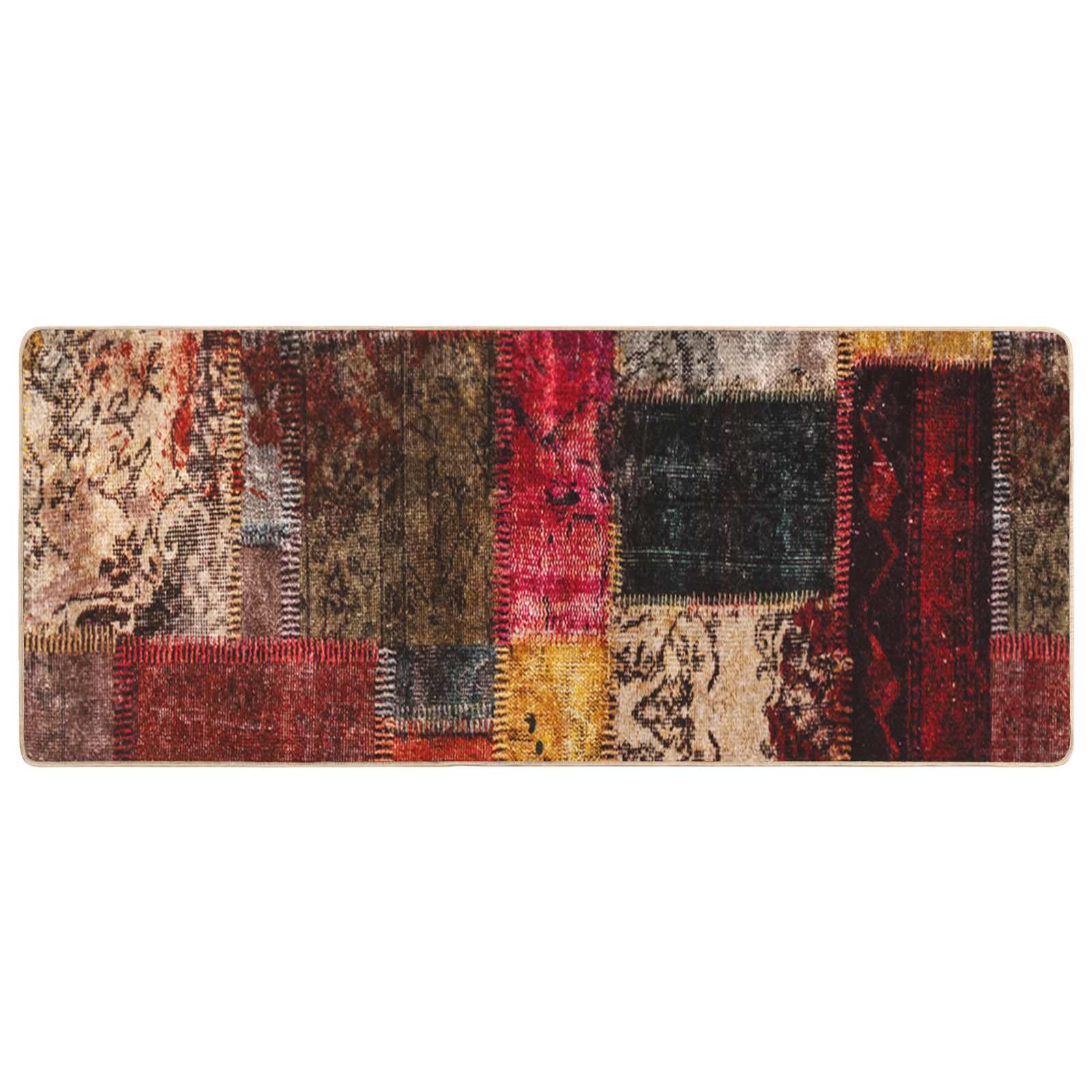 Teppich Waschbar Mehrfarbig 160x230 cm