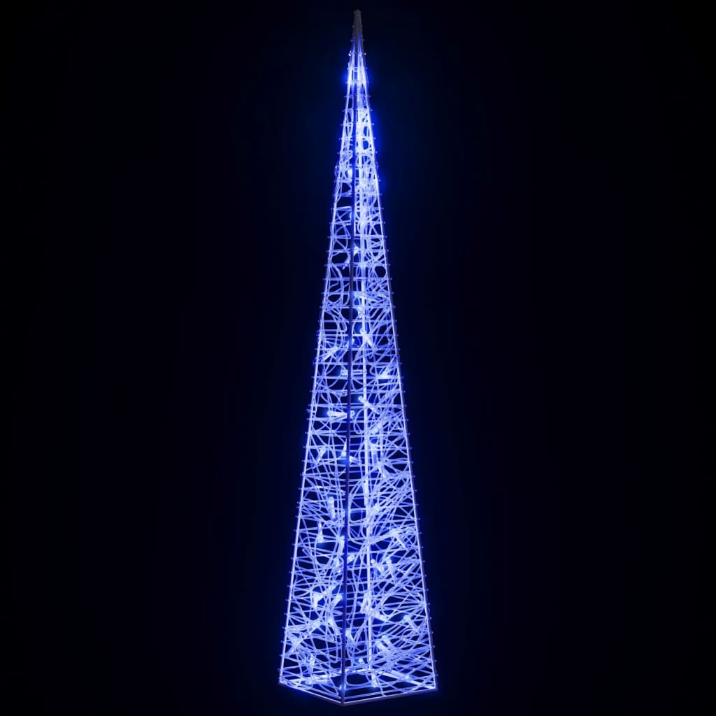 LED-Leuchtkegel Acryl Deko Mehrfarbig 90 cm