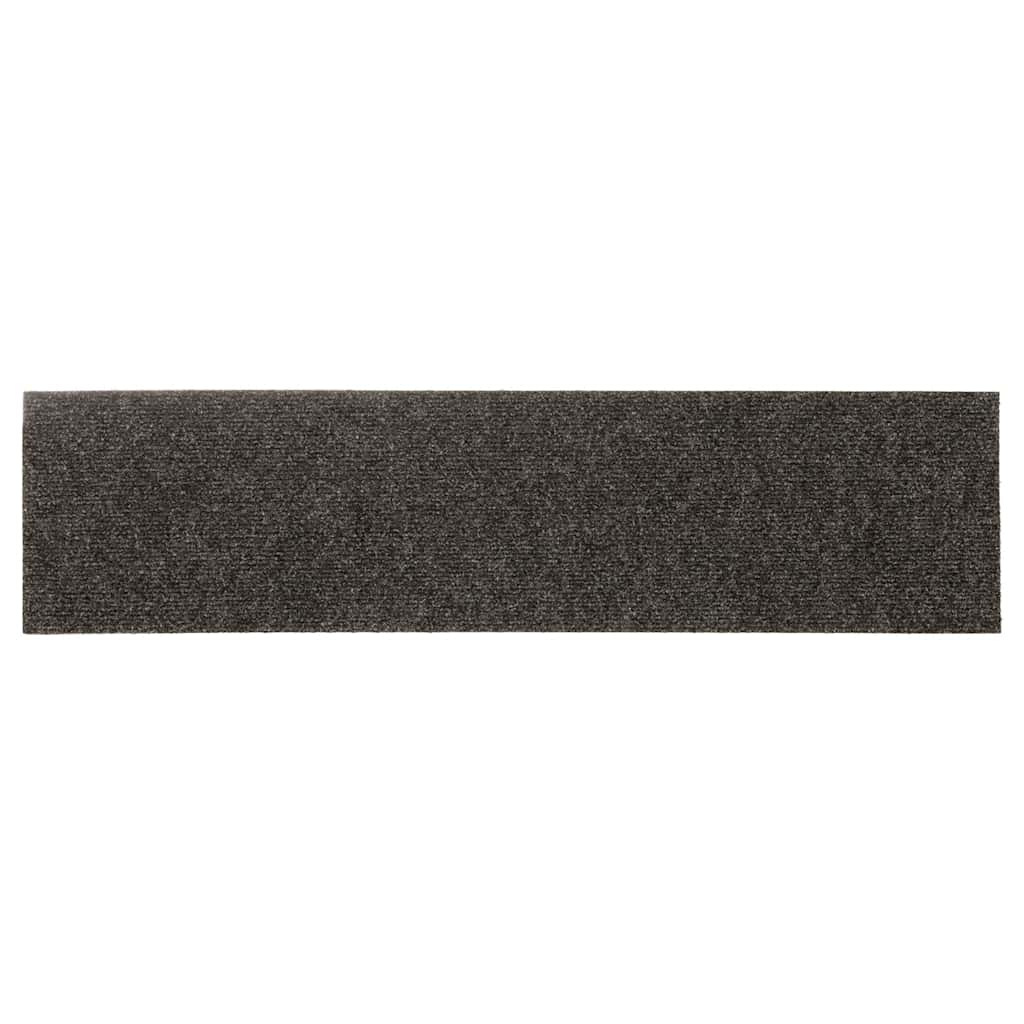 Stufenmatten Selbstklebend 15 Stk. 60x25 cm Hellbraun Rechteckig