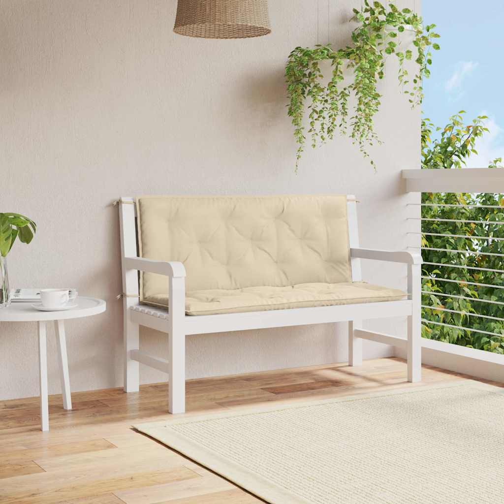 Gartenbank-Auflage Anthrazit 100x(50+50)x7 cm Oxford-Gewebe