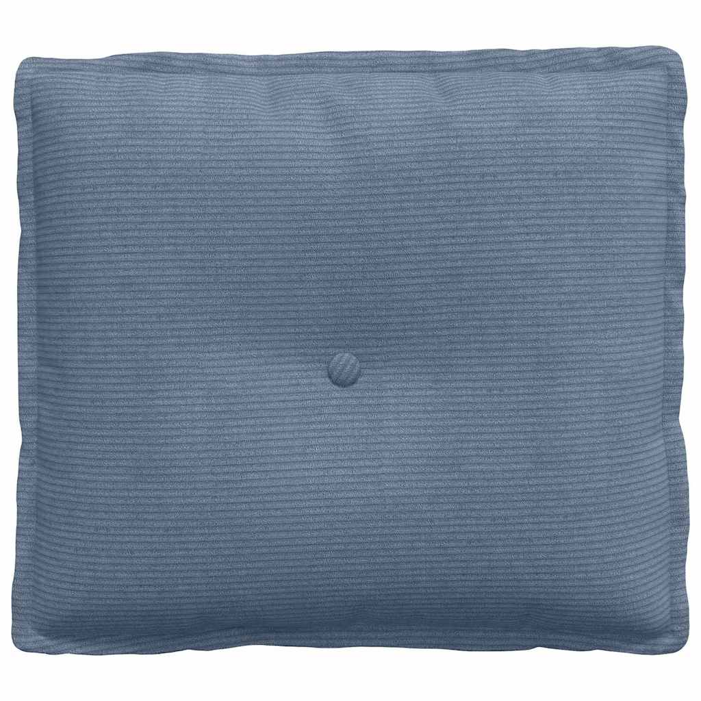 Rückenkissen Hellgrau 50 x 45 cm Cordstoff