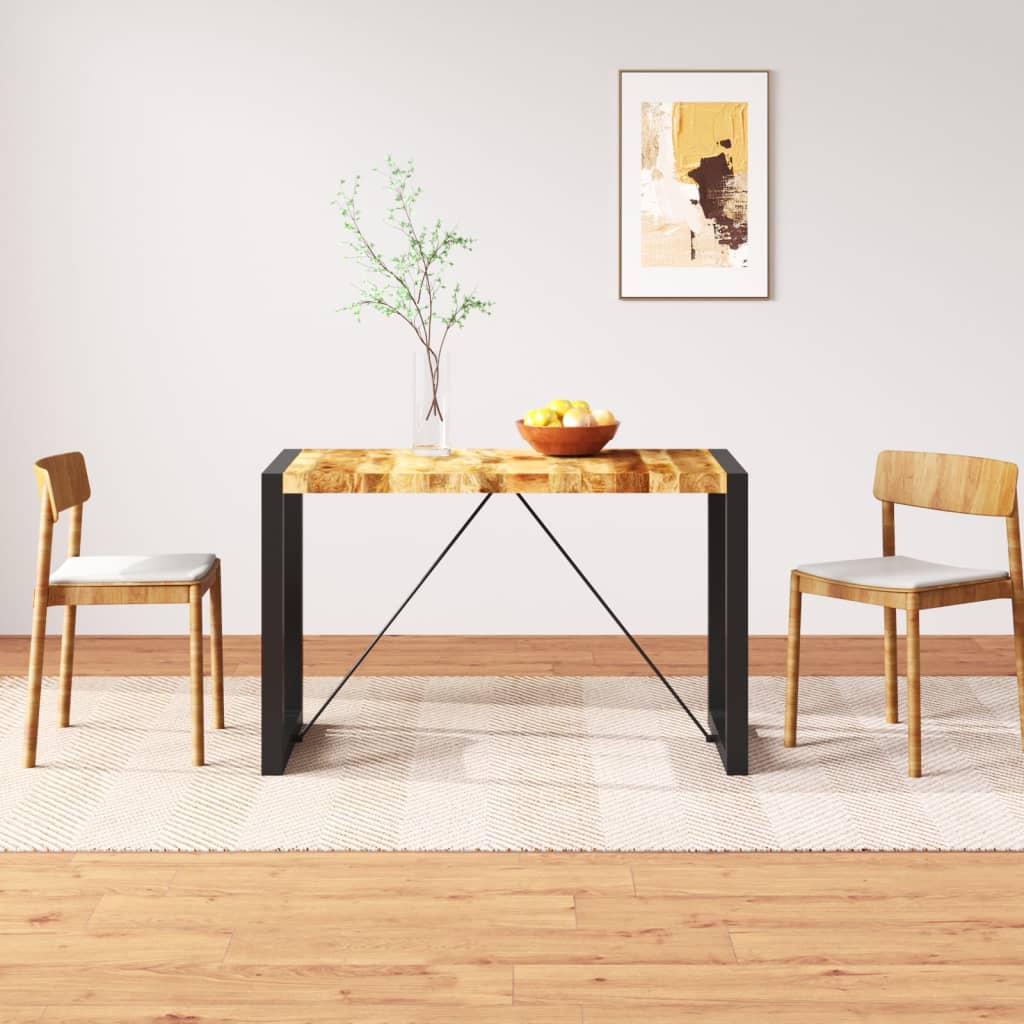 Esstisch 220x100x75 cm Massivholz Akazie