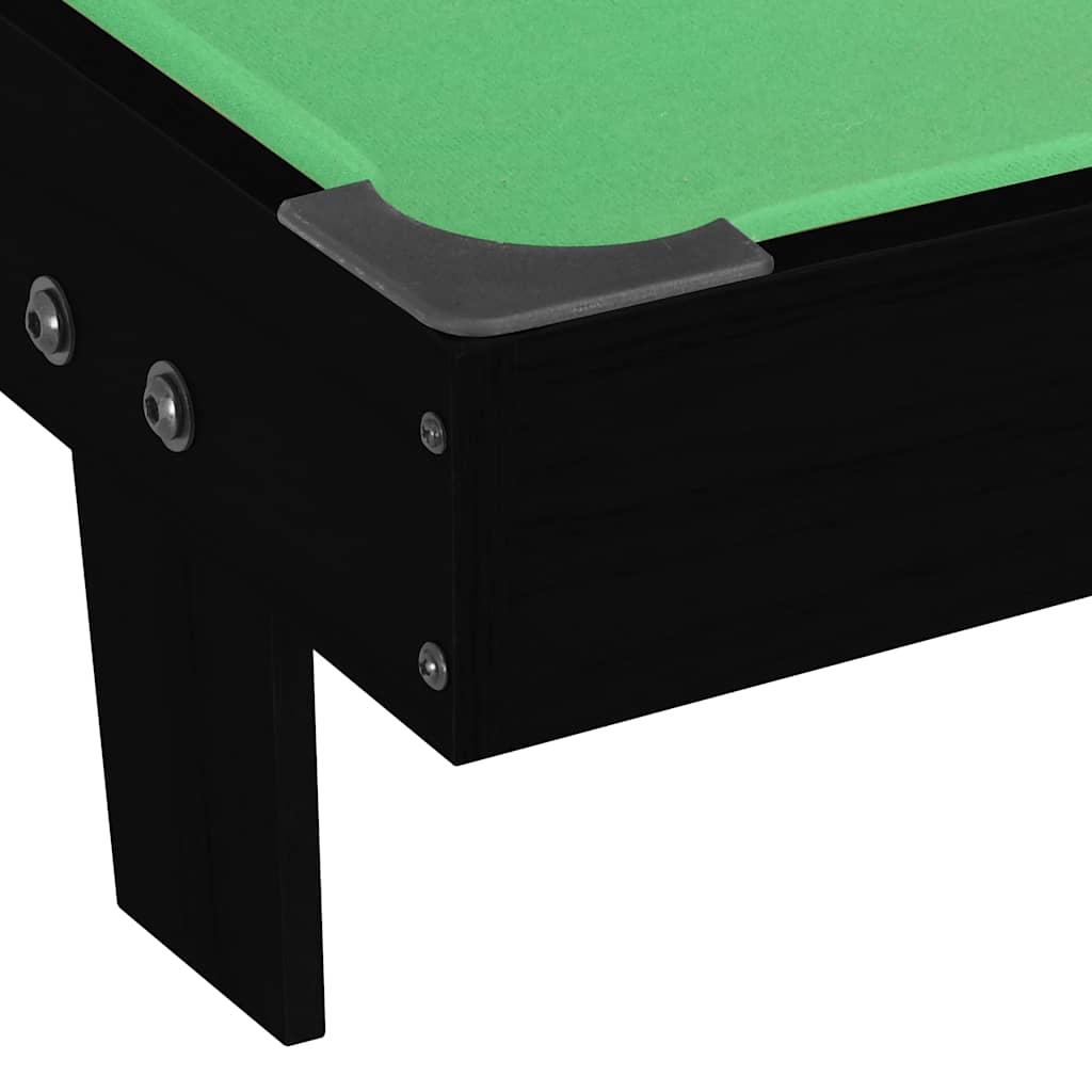 3-Fuß-Mini-Billardtisch 92×52×19 cm Braun und Grün