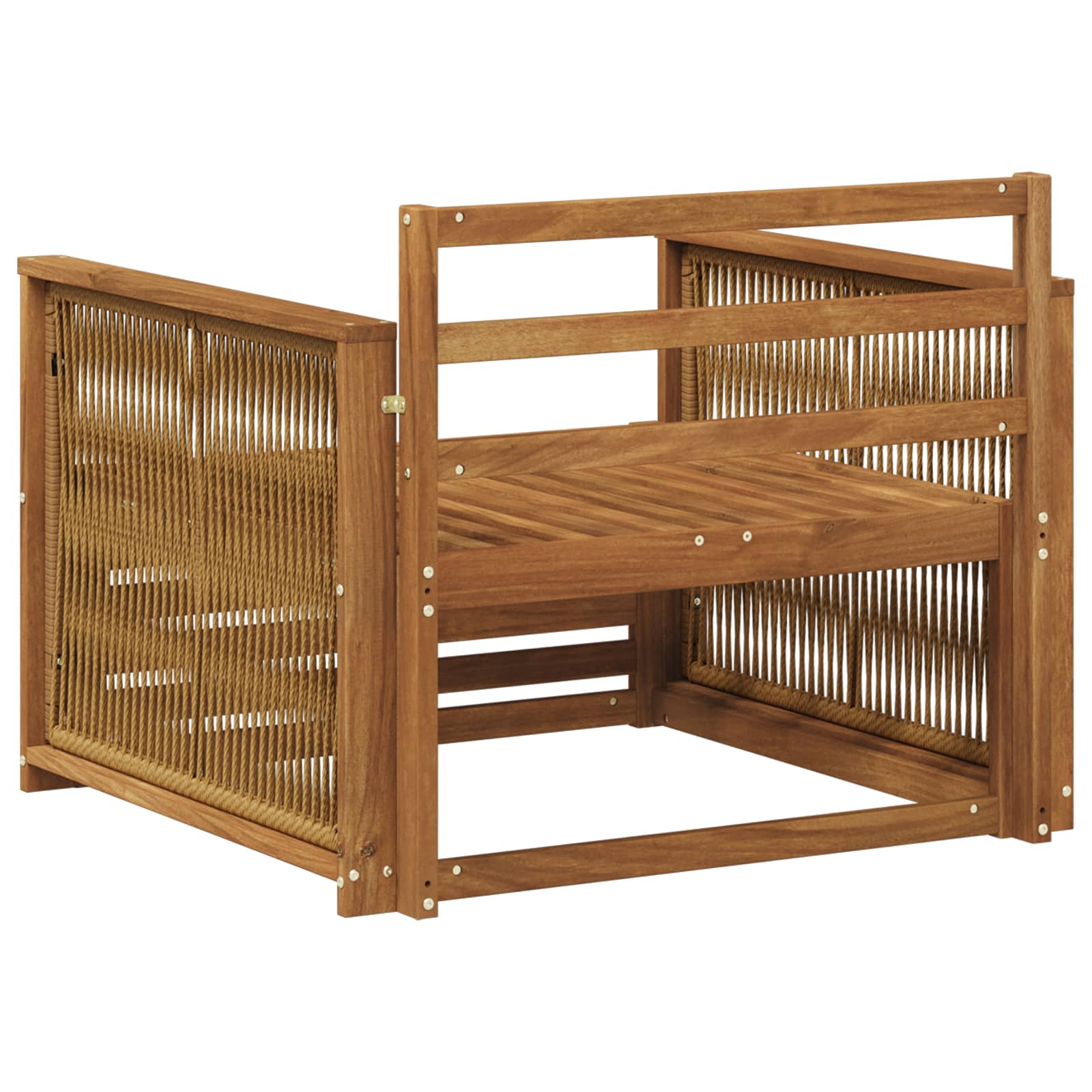 2 Stück Outdoor-Sofa Natur