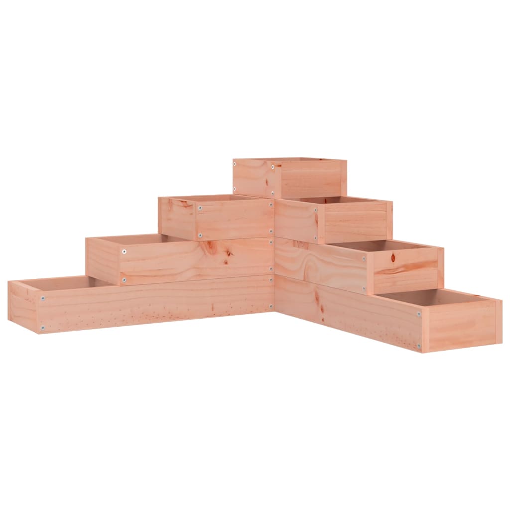 Pflanzentreppe 4 Stufen 80,5x79x36 cm Massivholz Kiefer