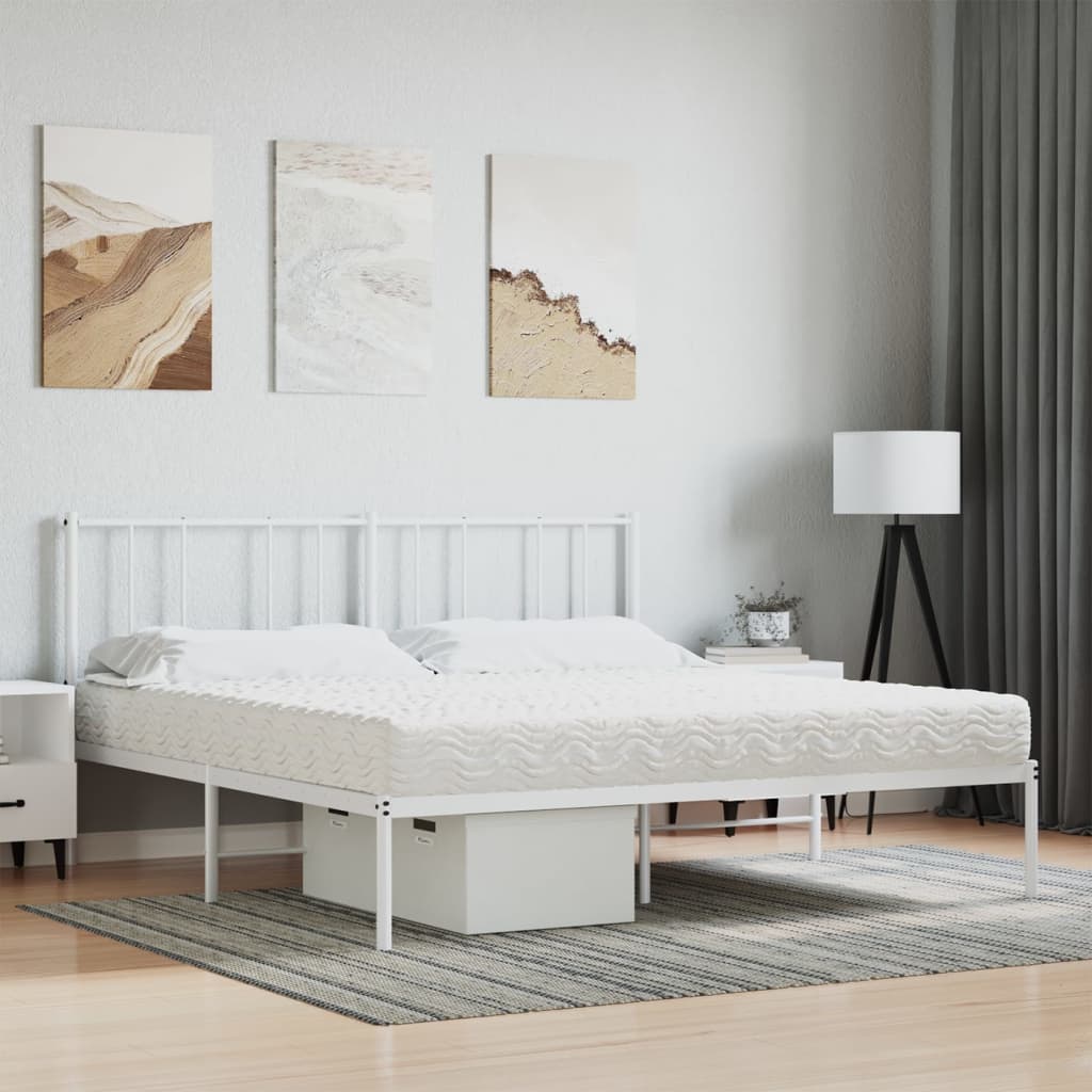 Schaumstoffmatratze Weiß 80x200 cm Härtegrad H2 H3
